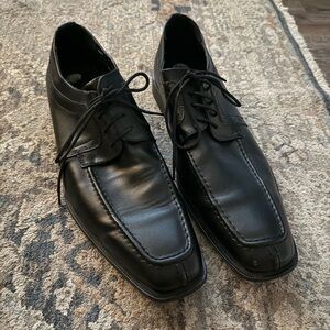 Joseph Abboud Black Leather Loafers